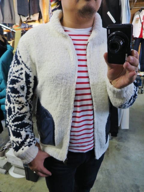 BIRVIN UNIFORM ・・・ BIRVIN・18番の上質PILE 生地カウチンJACKET!★!_d0152280_19533251.jpg