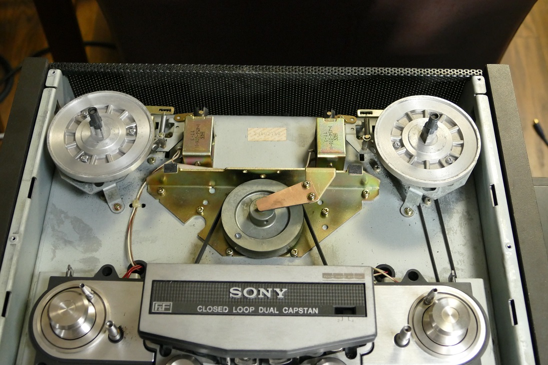 SONY オープンテープデッキTC-R7-2のリールブレーキの修理 SONY オープンテープデッキTC-R7-2のリールブレーキの修理