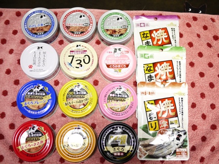 【ゆきねこ雑貨店】三洋食品たまの伝説 たま伝焼津なまり猫缶猫ごはん。_a0143140_2225018.jpg