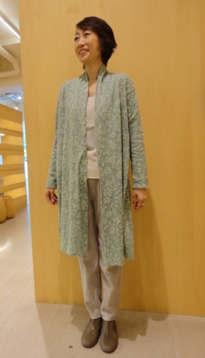 ヨーガンレール インターシャコットンカーディガン