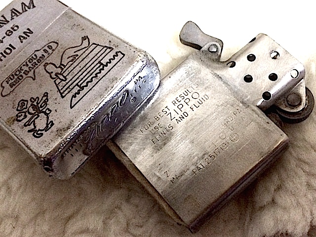 Vietnam War Zippo : y-not Blog ENJOY YOUR LIFE!
