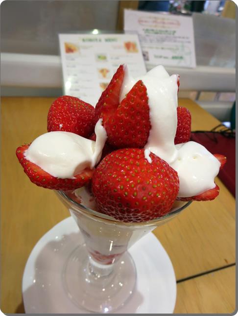 【名古屋2015】④フルーツパーラーKOBOYAでレッドパールのパフェ_c0042960_2131482.jpg