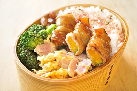 かぼちゃの肉巻き弁当_b0171098_830339.jpg