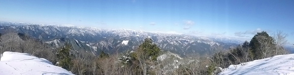 雪の高賀山に登る　  山頂 編_d0170615_2126255.jpg