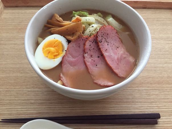 2015.1.21（火）ヌードルメーカーでラーメン♪　ほっけの開き_c0319143_1229046.jpg