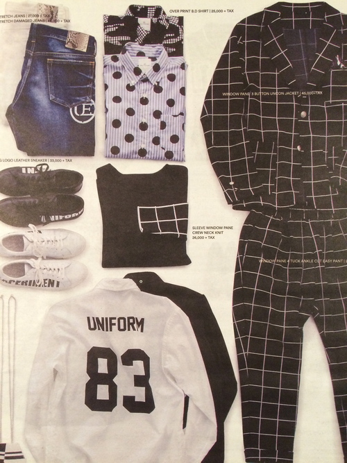 uniform experiment 2015 S/S COLLECTION 1.24 sat. START!!_c0079892_19502713.jpg