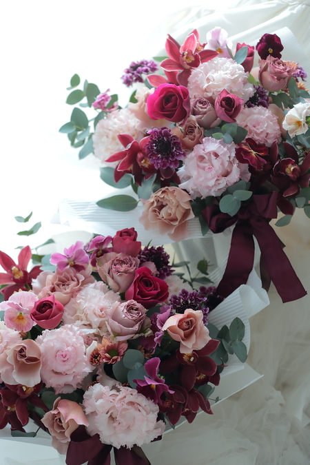 披露宴最後にご両親への花 帝国ホテル様へ _a0042928_23154556.jpg