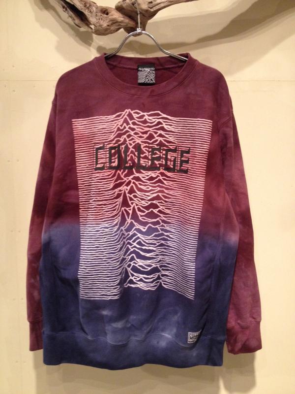 ALLAROUND x COLLEGE Gradation dye SWEAT_f0126931_17515632.jpg