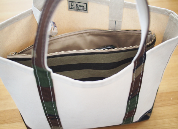 L L Beanトートのバッグインバッグ Micsmile Blog