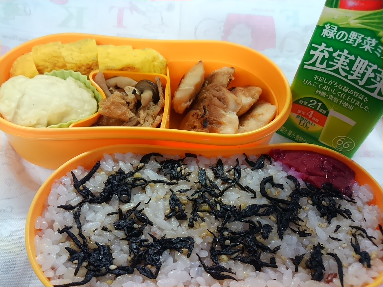 1/22 本日のお昼ごはん(お弁当)_c0331572_12481774.jpg