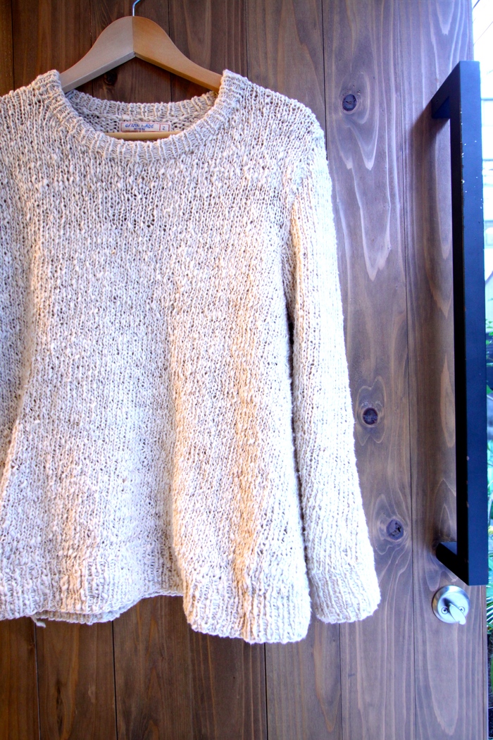 春ニット　ANDES KNIT\"WHITE\"_f0212574_183553100.jpg