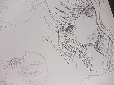 巻き髪 を指でくるくる 保坂の部活