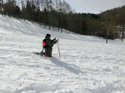 2月1日のスノーシュー下見_f0019247_15285916.jpg