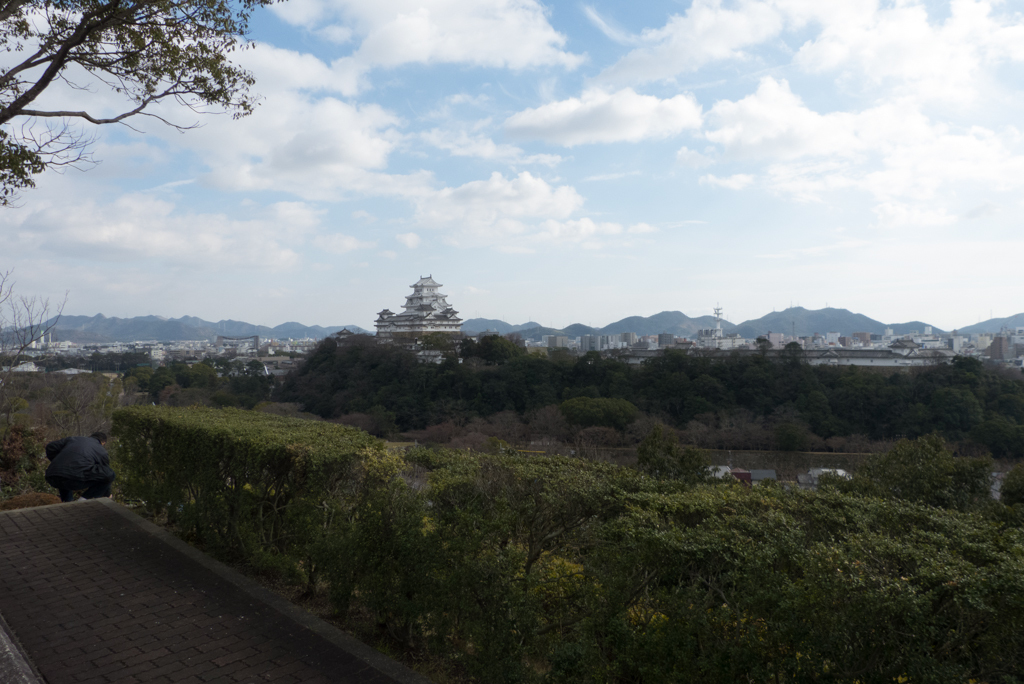 男山配水池公園より姫路城ロケハン とりあえず撮ってみました
