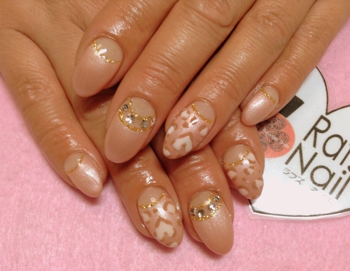 ハートヒョウ柄ネイル Rafs Nail ラフズネイル ブログ ハートヒョウ柄ネイル Rafs Nail ラフズネイル ブログ