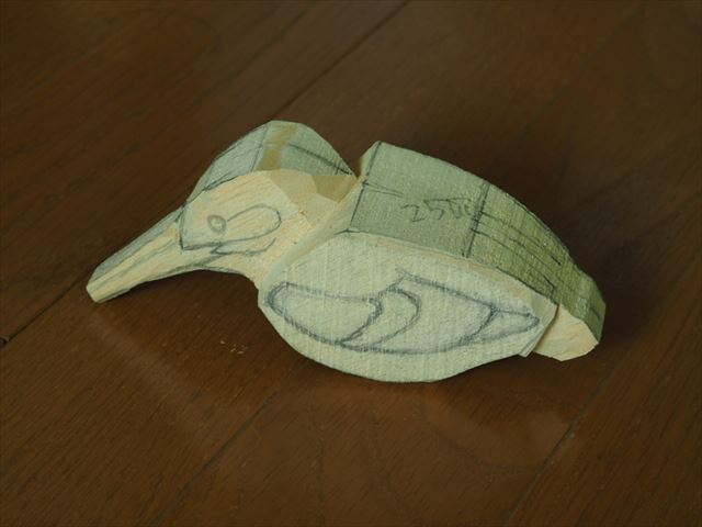 バードカービング ミソサザイ①