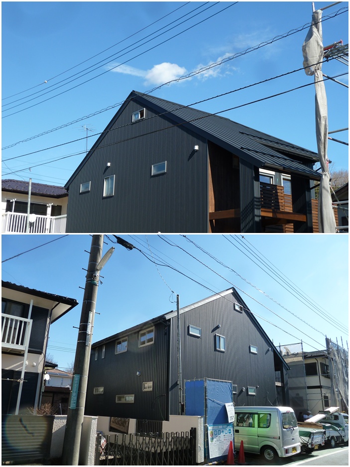 海老名市の家☆足場が外れました_c0152341_0415093.jpg