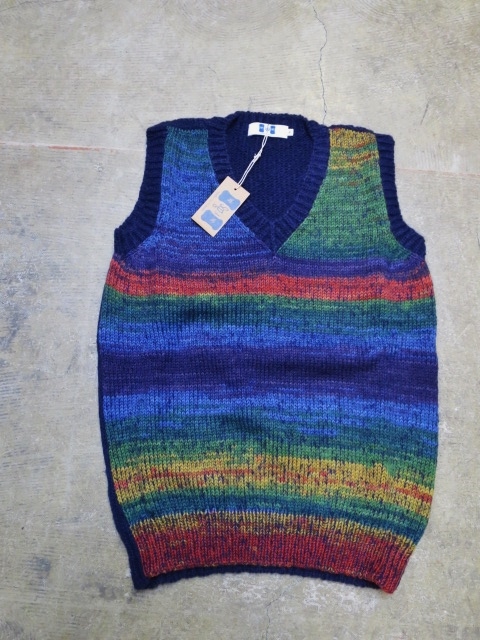 SOGLIA (MADE in Nippon) ・・・ Rainbow KNIT VEST!★!_d0152280_21334918.jpg