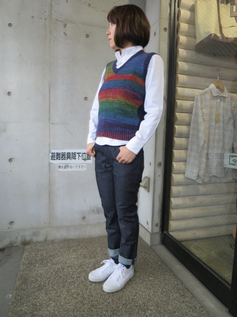 SOGLIA (MADE in Nippon) ・・・ Rainbow KNIT VEST!★!_d0152280_21364650.jpg