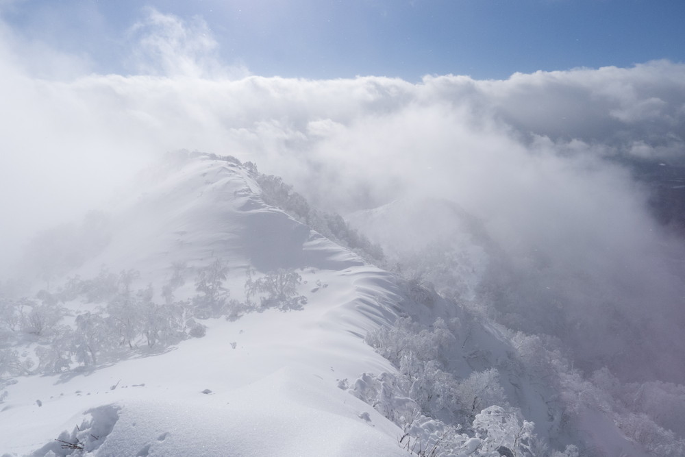 2015年1月24日　風不死岳ラッセル訓練_c0210644_17292998.jpg