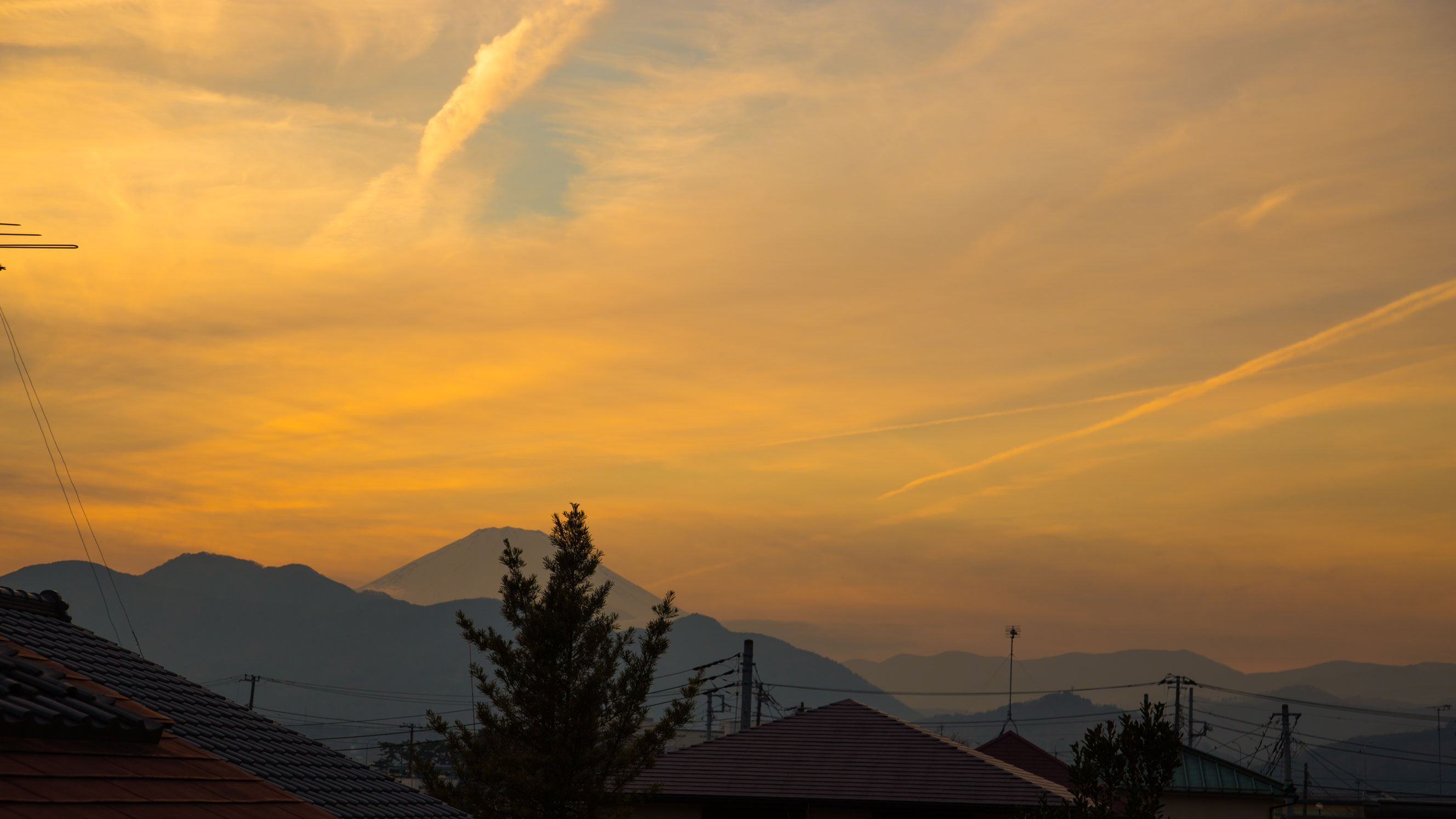 今日の　夕方の「富士山」_b0041473_21293030.jpg