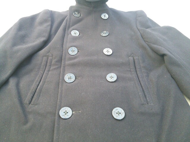 40s U.S.NAVY 10Buttons P-Coat_f0329479_06133909.jpg