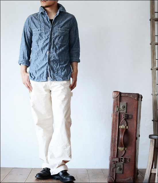 orslow [オアスロウ] chambray shirts [シャンブレーシャツ] blue【01-8070-84】MEN\'S_f0051306_20334768.jpg