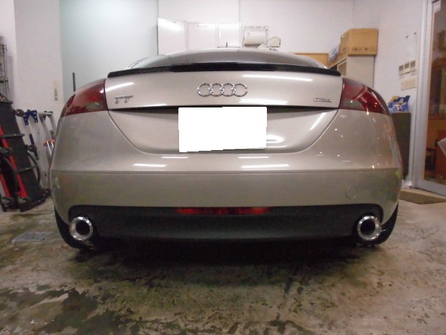 Audi TT　マフラー交換_c0219786_1733498.jpg