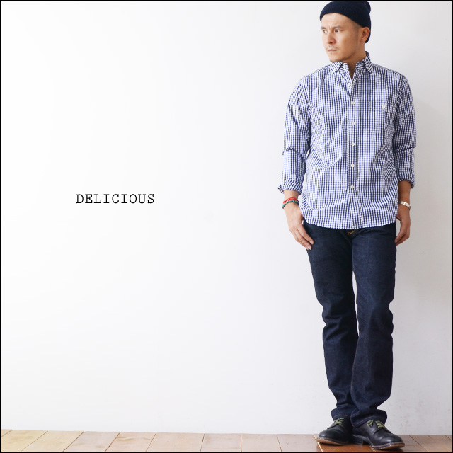 DELICIOUS [デリシャス] Pujol チェックボタンダウンシャツ MEN'S ...