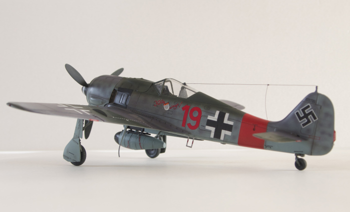 フォッケウルフ制作途中 フォッケウルフFw190A-8（1/48・ハセガワ）作る日記4 | 舟による