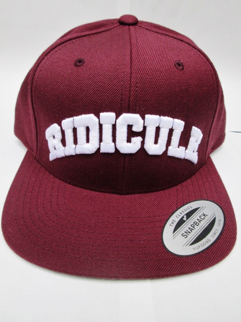 RIDICULE (リディキュール)　ARCH LOGO SNAP BACK CAP _f0181819_1882256.jpg