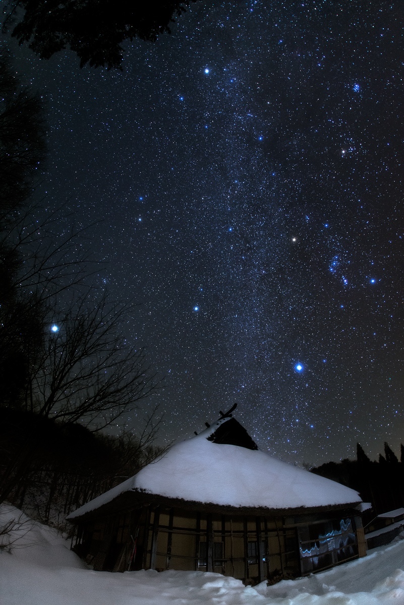 田舎 冬の星空 Qualia 田舎 冬の星空 Qualia