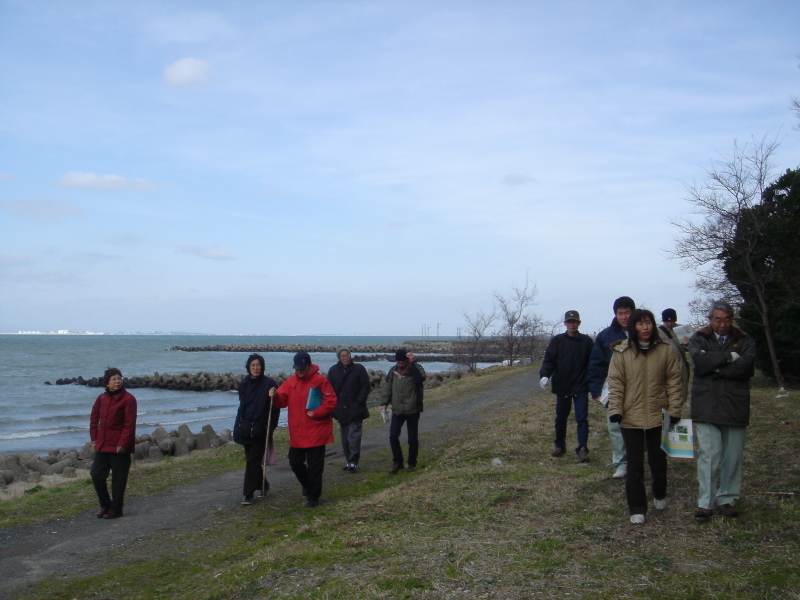 せんなん公園内の陸カニ生息場所の案内・・・うみべの森を育てる会_c0108460_21451367.jpg