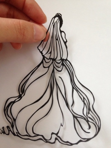 一番難しい切り絵 日和子