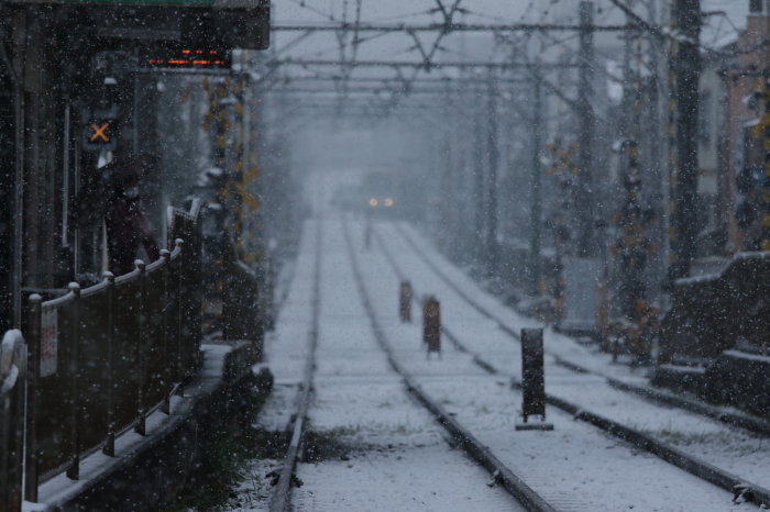 雪　路面電車_b0224616_18285151.jpg