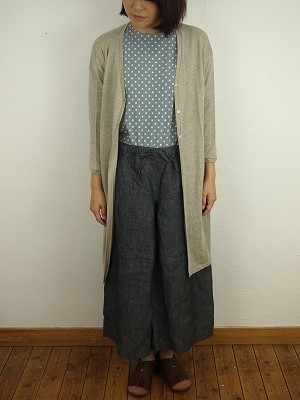 prit リネン綾シャンブレーハカマ パンツ (2015SS) 入荷_f0325437_18002576.jpg