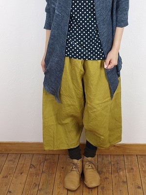 prit プリット ヨーロッパリネンワイドサルエルパンツ_f0325437_18103635.jpg