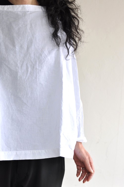  j u j u d h a u　BOAT NECK(LINEN COTTON WHITE)_d0120442_21582488.jpg