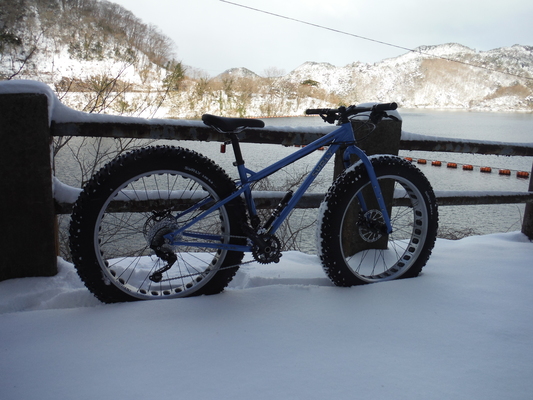 ファットバイクで雪遊び 2015年2月_c0132901_17533072.jpg