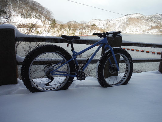 ファットバイクで雪遊び　２０１５年２月_c0132901_17533072.jpg