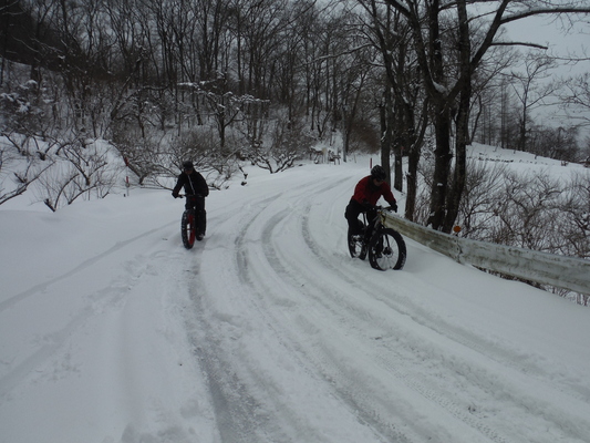 ファットバイクで雪遊び 2015年2月_c0132901_17561229.jpg