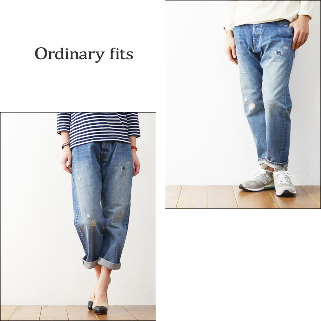 ordinary fits（オーディナリーフィッツ）ダメージデニム
