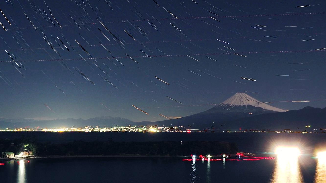 富士山の真上に北極星_a0031821_14102947.jpg