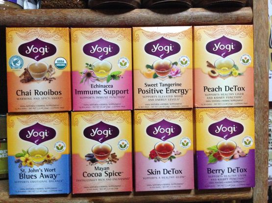 Yogi tea の到着。/ 常若屋さんの伊勢木綿ハンカチ_f0168084_23130100.jpg