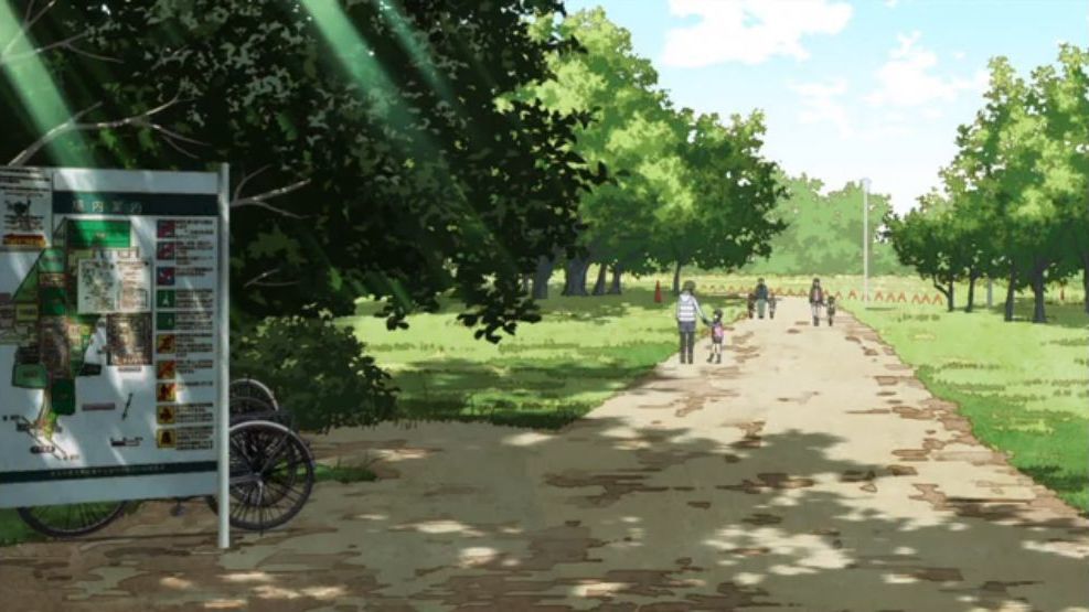 Shirobako 舞台探訪016 小笠原さんのバッティングセンター登場 井口さん決めたね 第16話 蜃気楼の如く