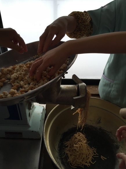 大豆の加工してみたよ!!北新庄小学校3年生の皆さん_e0061225_11351203.jpg