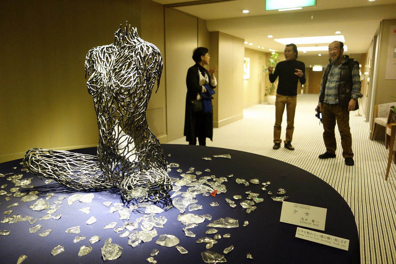 浅井憲一作品展示 in ウィンザーホテル 盛況終了_d0332375_18173671.jpg