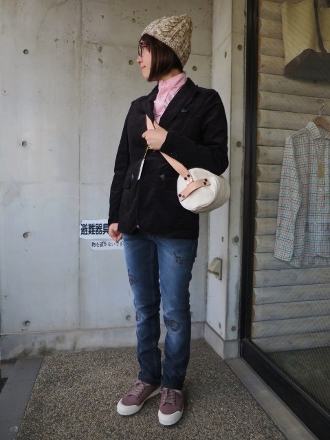 梅春STYLE SAMPLE (まだまだ小寒い編)。。。By Staff M子_d0152280_16102776.jpg
