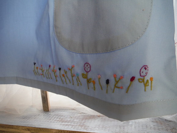 入園準備 スモックの刺繍 とことんチープに オサレ生活 入園準備 スモックの刺繍 とことんチープに オサレ生活