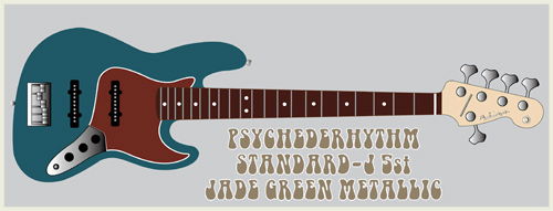 「Jade Green Metallicの5弦 STD-J」を2本製作します。_e0053731_17151611.jpg